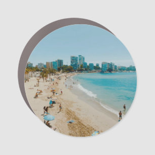 Playa San Juan - Alicante - Spain Car Magnet