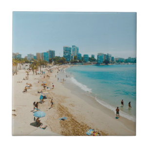 Playa San Juan - Alicante - Spain Ceramic Tile