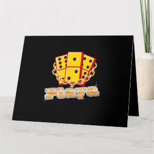 Playa Shirt Funny Domino Game Player Dominoes Card
