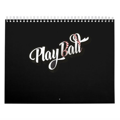 Playball Baseball And Softball Calendar