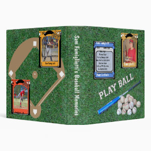 Playball - Baseball Memories Keepsake Album Binder