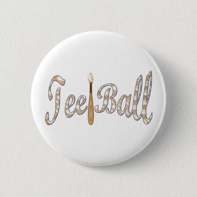 Playball Tee Ball Button (Front)