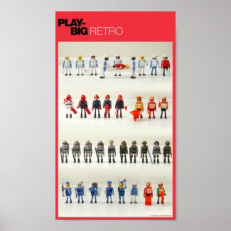 PlayBig Retro People Poster