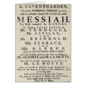 Playbill advertising a performance (Front)