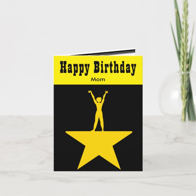 Playbill Inspired Birthday card (Front)