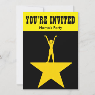 Playbill Inspired Invitation