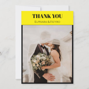 Playbill Inspired Thank You card