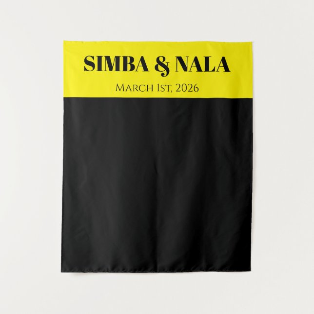 Playbill Style Backdrop (Front)