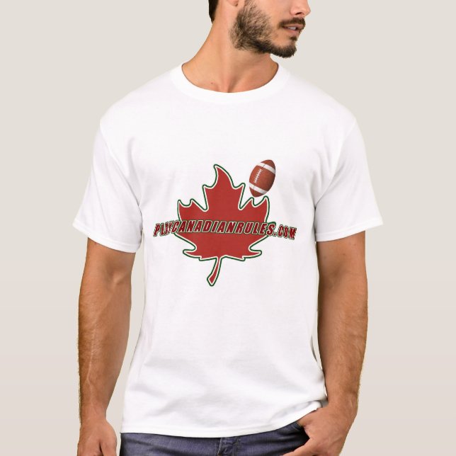 PlayCanadianRules.com Design 4 T-Shirt (Front)