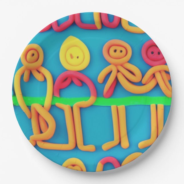 Playdough Paper Plates (Front)