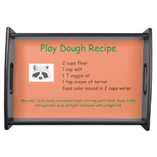 Playdough Recipe Serving Tray