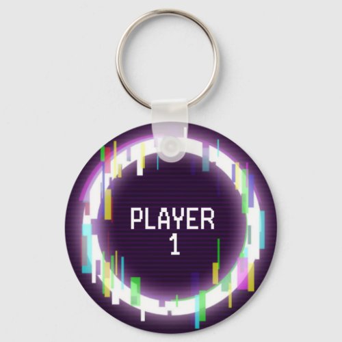 Player 1 keychain