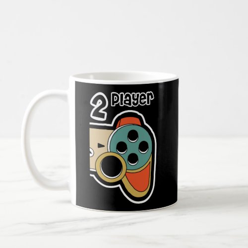Player 1 Player 2 Couple Matching Outfit Video Gam Coffee Mug