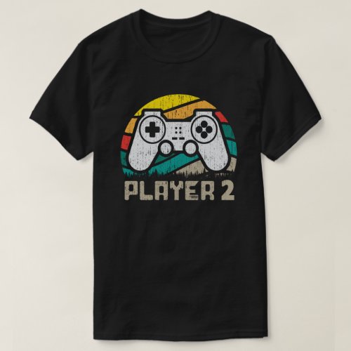 Player 1 Player 2 Matching Gamer Couple T_Shirt