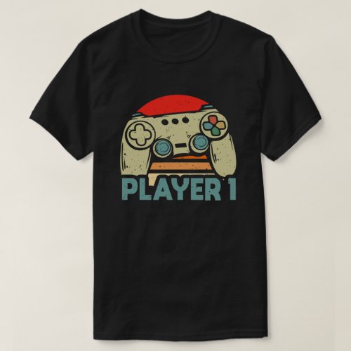 Player 1 Player 2 Matching Gamer Couple T_Shirt