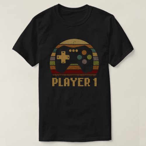 Player 1 Player 2 Matching Gamer Couple T_Shirt