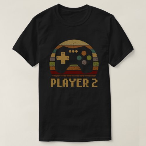 Player 1 Player 2 Matching Gamer Couple  T_Shirt