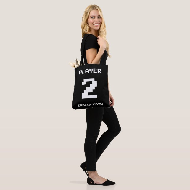 Player 2 gamer design tote bag (On Model)