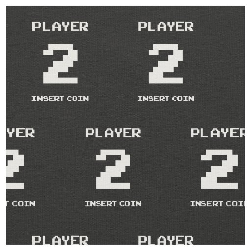 Player 2 gamer fabric