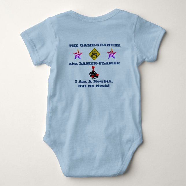 Player 3 Has Entered The Game Baby Bodysuit (Back)
