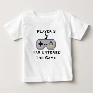 Player 3 Has Entered the Game Creeper Shirt - Gray