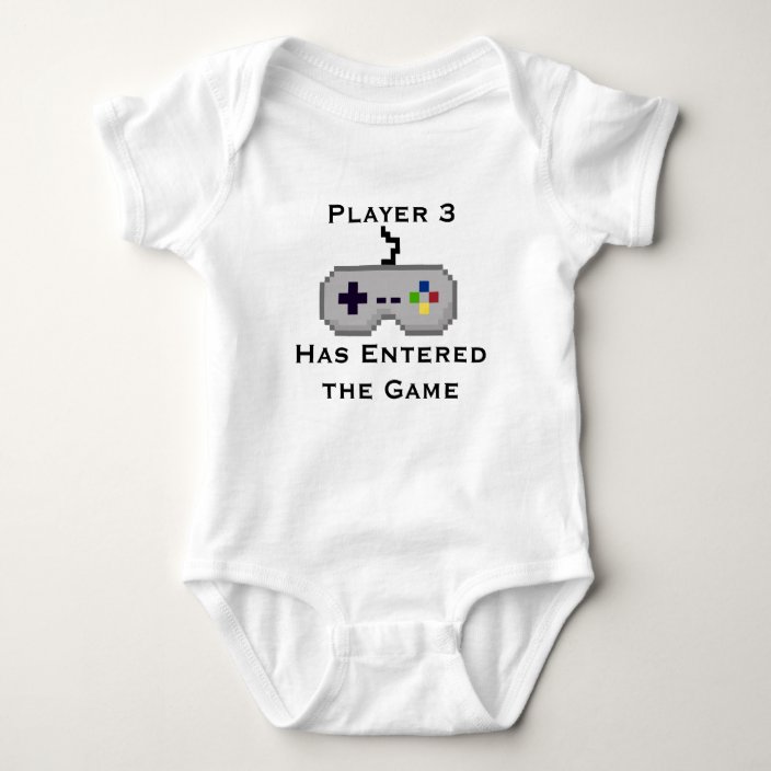 Player 3 Has Entered The Game Creeper Shirt Gray Zazzle Com