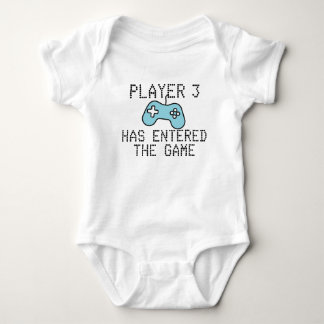 Player 3 Has Entered The Game Easy Change Number Baby Bodysuit