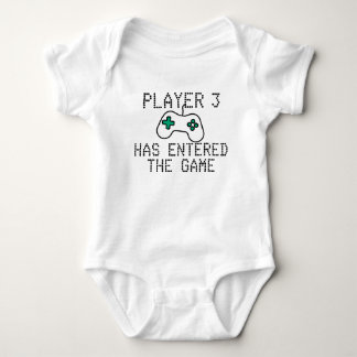 Player 3 Has Entered The Game Easy Change Number Baby Bodysuit