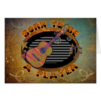 Player Acoustic Guitar Id281 by iiphotoArt at Zazzle