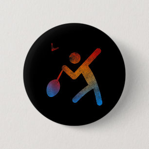 Player Badminton Champion T Shirt Play Gift Racket Button