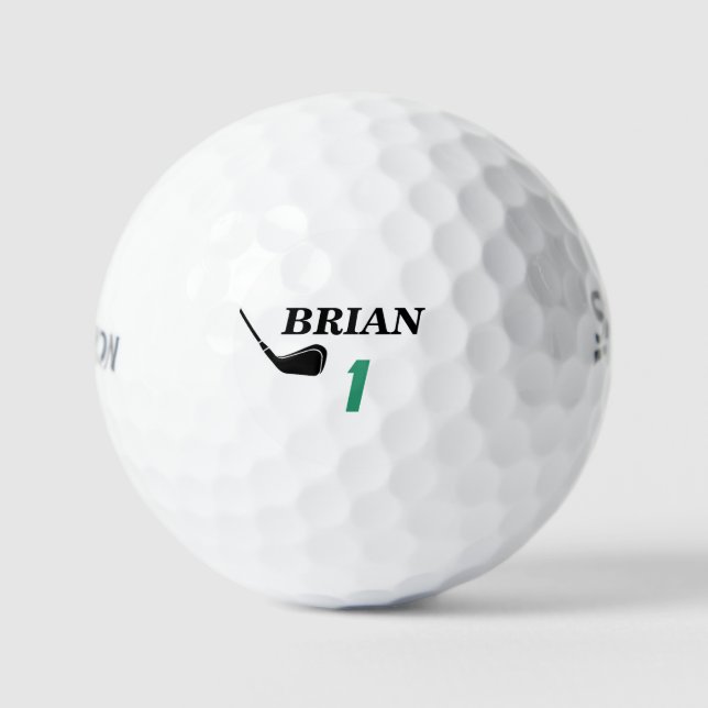 player ball with name and number 1 (Front)