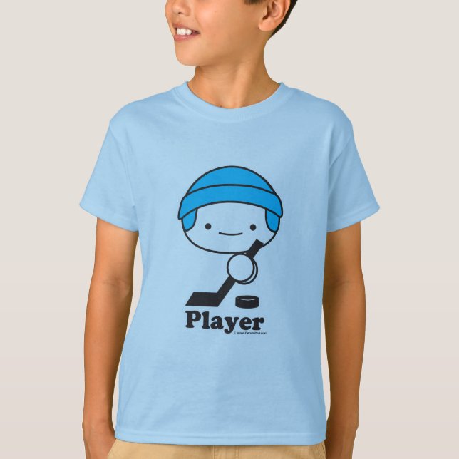 Player (hockey) Kids Apparel (more styles) T-Shirt (Front)