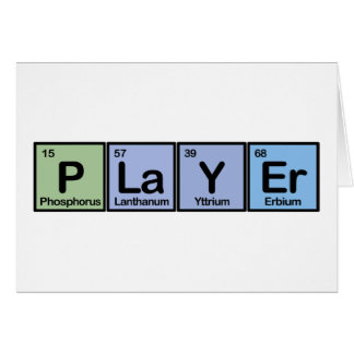 Player made of Elements Cards