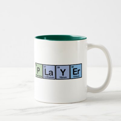 Player made of Elements Two-Tone Coffee Mug
