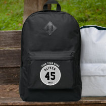 Player Name Number Team Name Sports Port Authority® Backpack