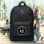 Player Name Number Team Name Sports Port Authority® Backpack<br><div class="desc">Player Name Number Team Name Sports Port Authority® Backpack. Personalize it with your name,  team name and team number.  You can change any text on the backpack or erase it. A perfect gift for a football,  basketball,  soccer,  baseball,  volleyball player.</div>