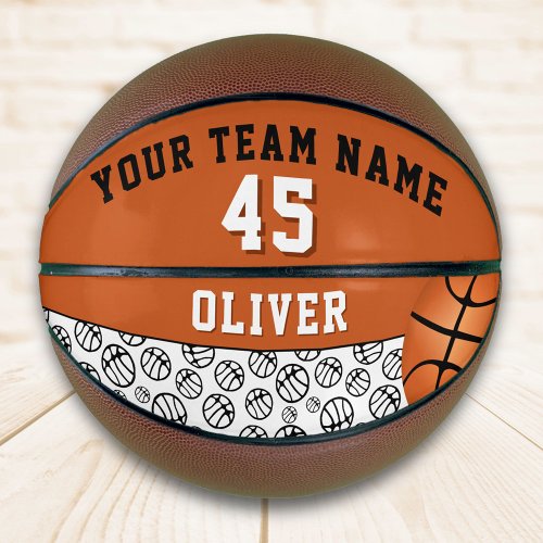 Player Name Team Name Number Ball Pattern Basketball