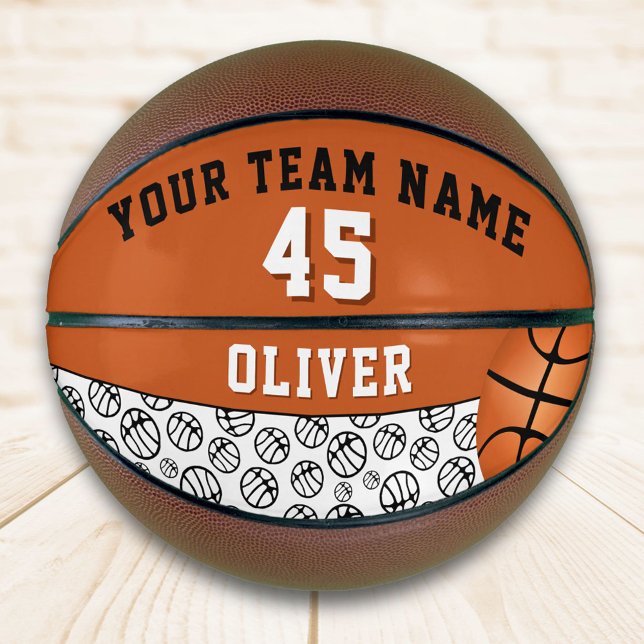 Player Name Team Name Number Ball Pattern Basketball (Creator Uploaded)