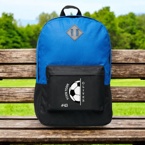 Player Name | Team Name | Number | Soccer Port Authority® Backpack