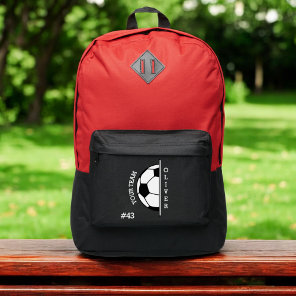 Player Name | Team Name | Number | Soccer Port Authority® Backpack