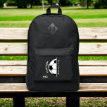 Player Name | Team Name | Number | Soccer Port Authority® Backpack<br><div class="desc">Gear up your young athlete with the Boys Soccer Ball Kids Sports School Port Authority® Backpack. This dynamic backpack features a fun soccer ball design, perfect for school and sports activities. Made from durable materials, it includes spacious compartments, sturdy zippers, and side pockets for water bottles. The padded straps ensure...</div>