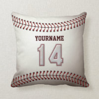 Player Number 14 - Cool Baseball Stitches
