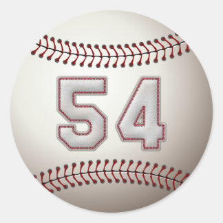 player_number_54_cool_baseball_stitches_