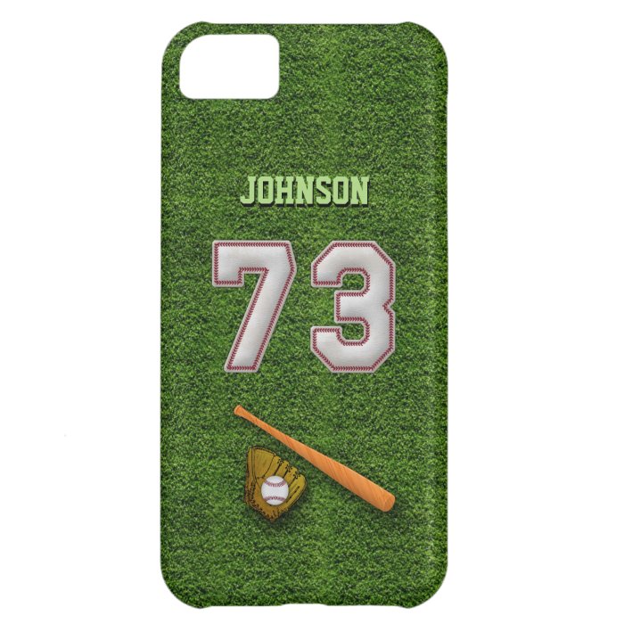 Player Number 73   Cool Baseball Stitches iPhone 5C Covers