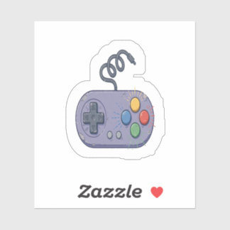 Player One Retro Gamepad Sticker