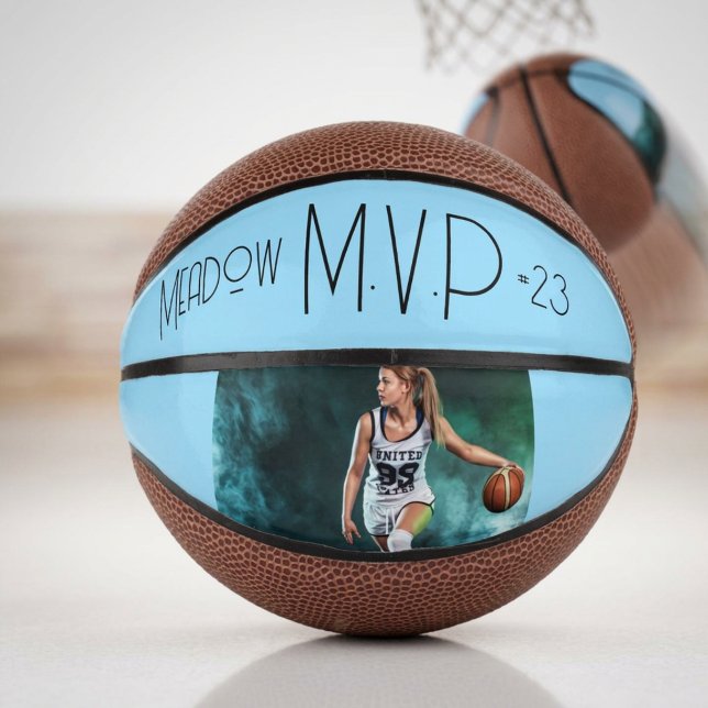  Player  Photo MVP mini basketball Personalize (Creator Uploaded)