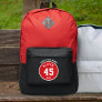 Player Red Name Number Team Name Port Authority® Backpack
