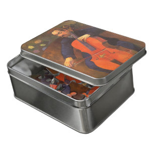 Player Schneklud Portrait by Paul Gauguin Jigsaw Puzzle