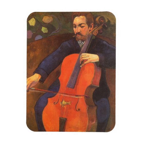 Player Schneklud Portrait by Paul Gauguin Magnet