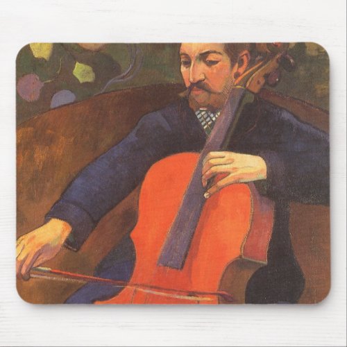 Player Schneklud Portrait by Paul Gauguin Mouse Pad